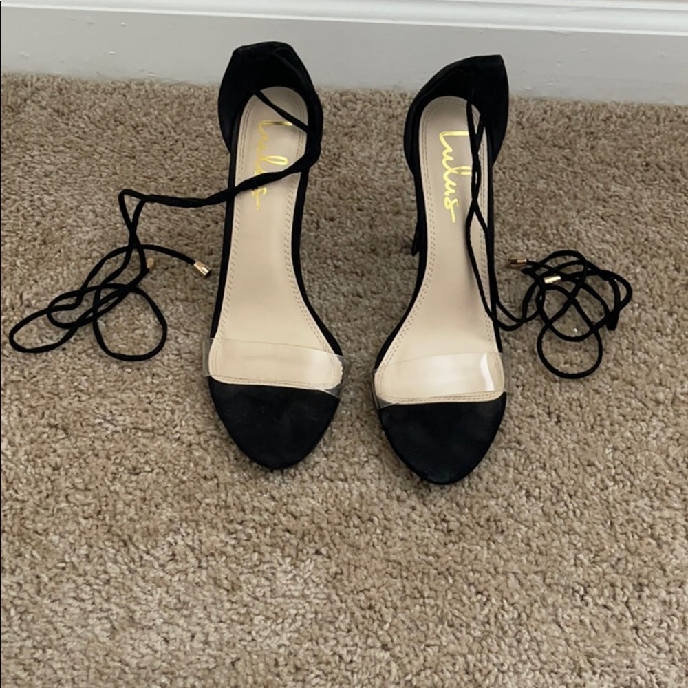 Clear Strap Heels